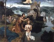 PATENIER, Joachim Baptism of Christ France oil painting artist